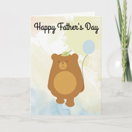 Happy Vaderdag - Papa Beer Kaart (Voorkant)