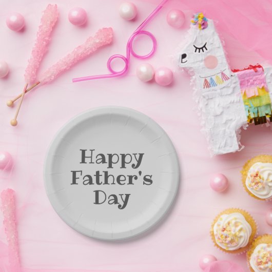 Happy Vaderdag Paper-Bord Papieren Bordje (Feest)