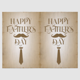Happy Vaderdag papier