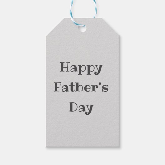 Happy Vaderdag Party Gift Label Cadeaulabel (Voorkant)