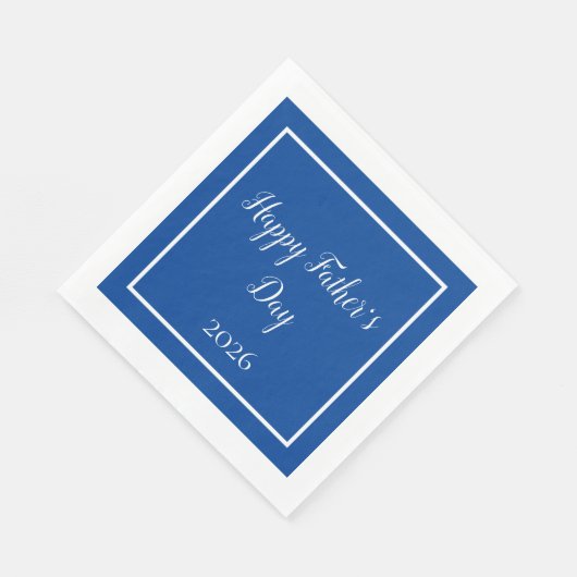 Happy Vaderdag Party Servet (Hoek)