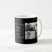 Happy Vaderdag past Jouw tekst en 8 foto aan Koffiemok (Voorkant rechts)