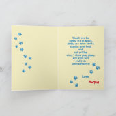 Happy Vaderdag Personaliseer Australian Shepherd Feestdagen Kaart (Binnen)