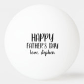 Happy Vaderdag Persoonlijke foto Pingpongbal (Achterkant)