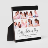 Happy Vaderdag, persoonlijke foto's 8 Collage Fotoplaat (Voorkant)