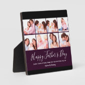 Happy Vaderdag, persoonlijke foto's 8 Collage Fotoplaat (Voorkant)
