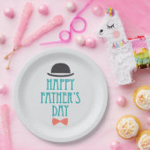 Happy Vaderdag Pet & Bow Stropdas | Bord papier (Feest)