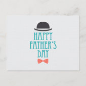 Happy Vaderdag Pet & Bow Stropdas | BRIEFKAART (Voorkant)