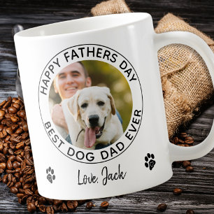 Happy Vaderdag Pet Foto Best Dog Pap Ever Koffiemok