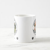 Happy Vaderdag Pet Foto Beste Hond Papa Ooit Koffiemok (Center)