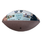 Happy Vaderdag Photo Collage Aangepaste namen American Football (Gedraaid 270)