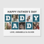 Happy Vaderdag Photo Collage Card (Voorkant)