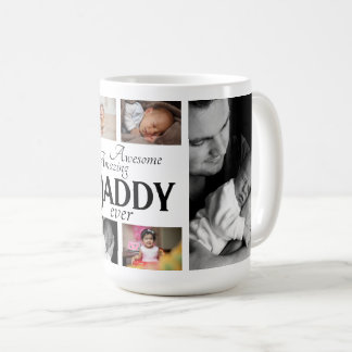 Happy Vaderdag Photo Collage Coffee Mok