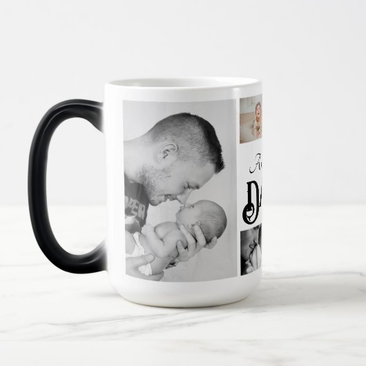 Happy Vaderdag Photo Collage Morphing Mok (Links)