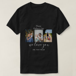 Happy Vaderdag Photo Collage T-Shirt