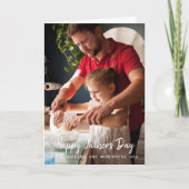 Happy Vaderdag Photo Greeting Kaart (Voorkant)