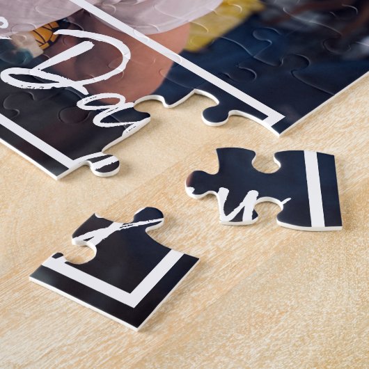 Happy Vaderdag Photo Puzzle Legpuzzel (Zijkant)