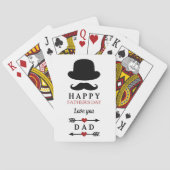 Happy Vaderdag Pokerkaarten (Achterkant)