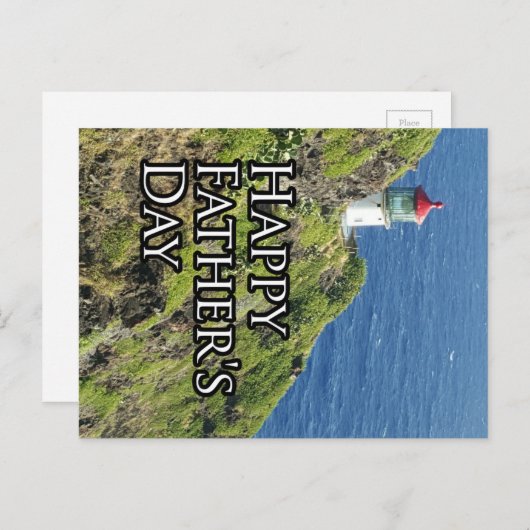 Happy Vaderdag Post Kaart (Voorkant / Achterkant)