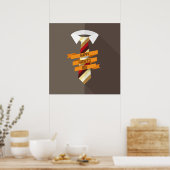 Happy Vaderdag Poster (Keuken)