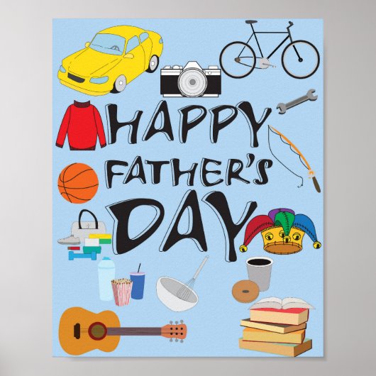 Happy Vaderdag Poster (Voorkant)