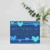 Happy Vaderdag Proverb 20:7 Briefkaart (Staand voorkant)