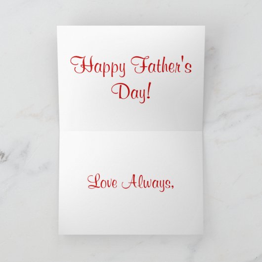 Happy Vaderdag Red Yellow Roses I Kaart (Binnen)