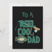 Happy Vaderdag Reel Cool Dad Viste Kaart (Voorkant)