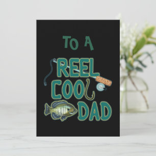 Happy Vaderdag Reel Cool Dad Viste Kaart