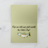 Happy Vaderdag: regenboogforel Kaart (Binnen)