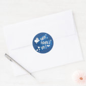 Happy Vaderdag Ronde Sticker (Envelop)