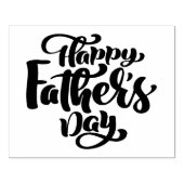 Happy Vaderdag Rubber Stamp Rubberstempel (Afrduk)