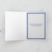 Happy Vaderdag- Schattige Funny Dog Dad - Pet Phot Bedankkaart (Binnen)