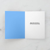 Happy Vaderdag Schattigee schildpad in Bow Stropda Feestdagen Kaart (Binnen)