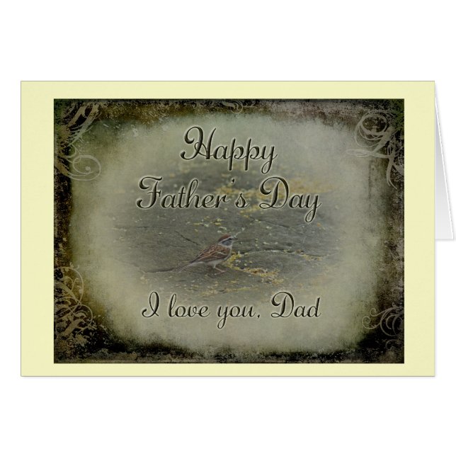 Happy Vaderdag - Sparrow (Voorkant Horizontaal)