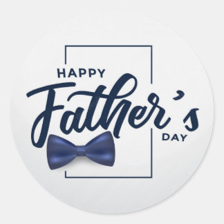 Happy Vaderdag Special Ronde Sticker