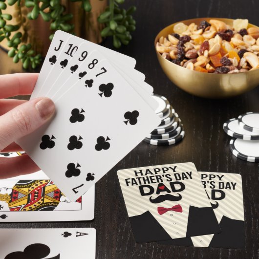 "Happy Vaderdag" speelkaarten (Insitu)