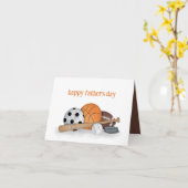 Happy Vaderdag Sports Kaart (Gele Bloem)