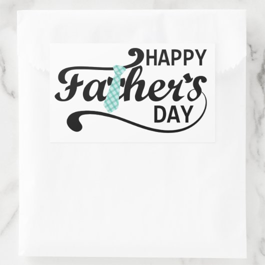 Happy Vaderdag Square Sticker (Tas)