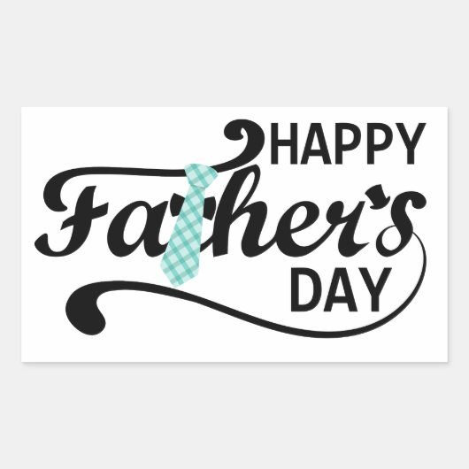 Happy Vaderdag Square Sticker (Voorkant)