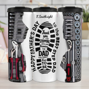 Happy Vaderdag stapte op pap Thermosbeker