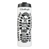 Happy Vaderdag stapte op pap Thermosbeker (Voorkant)