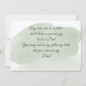 Happy Vaderdag Step-Dad Kaart (Achterkant)