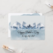 Happy Vaderdag Step-Dad Kaart (Voorkant / Achterkant in situ)