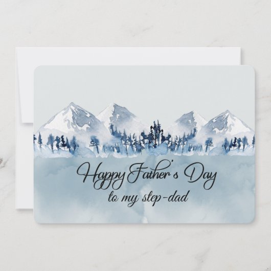 Happy Vaderdag Step-Dad Kaart (Voorkant)