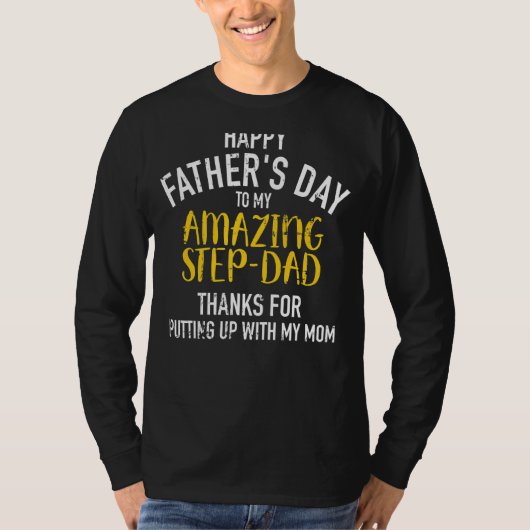 Happy Vaderdag Step Pap T-shirt (Voorkant)
