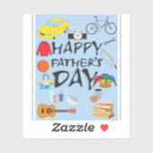 Happy Vaderdag Sticker (Vel)