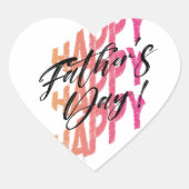 Happy vaderdag sticker (Voorkant)