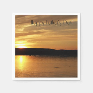 Happy Vaderdag Sunset Cocktail servetten