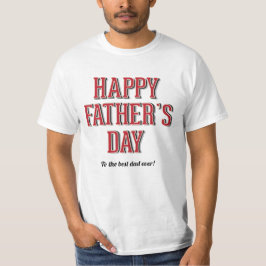Happy Vaderdag T-shirt